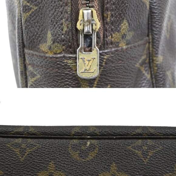 LOUIS VUITTON Trousse Toilette 28 Clutch Hand Bag Monogram Brown M47522 68EF490 - Picture 8 of 16